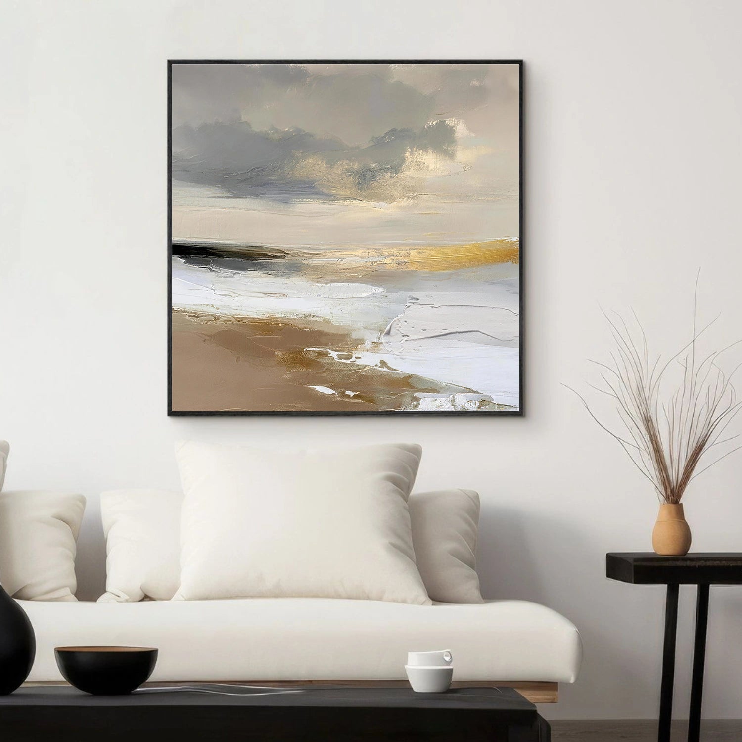 Ocean And Sky Abstract Wall Art #OS123