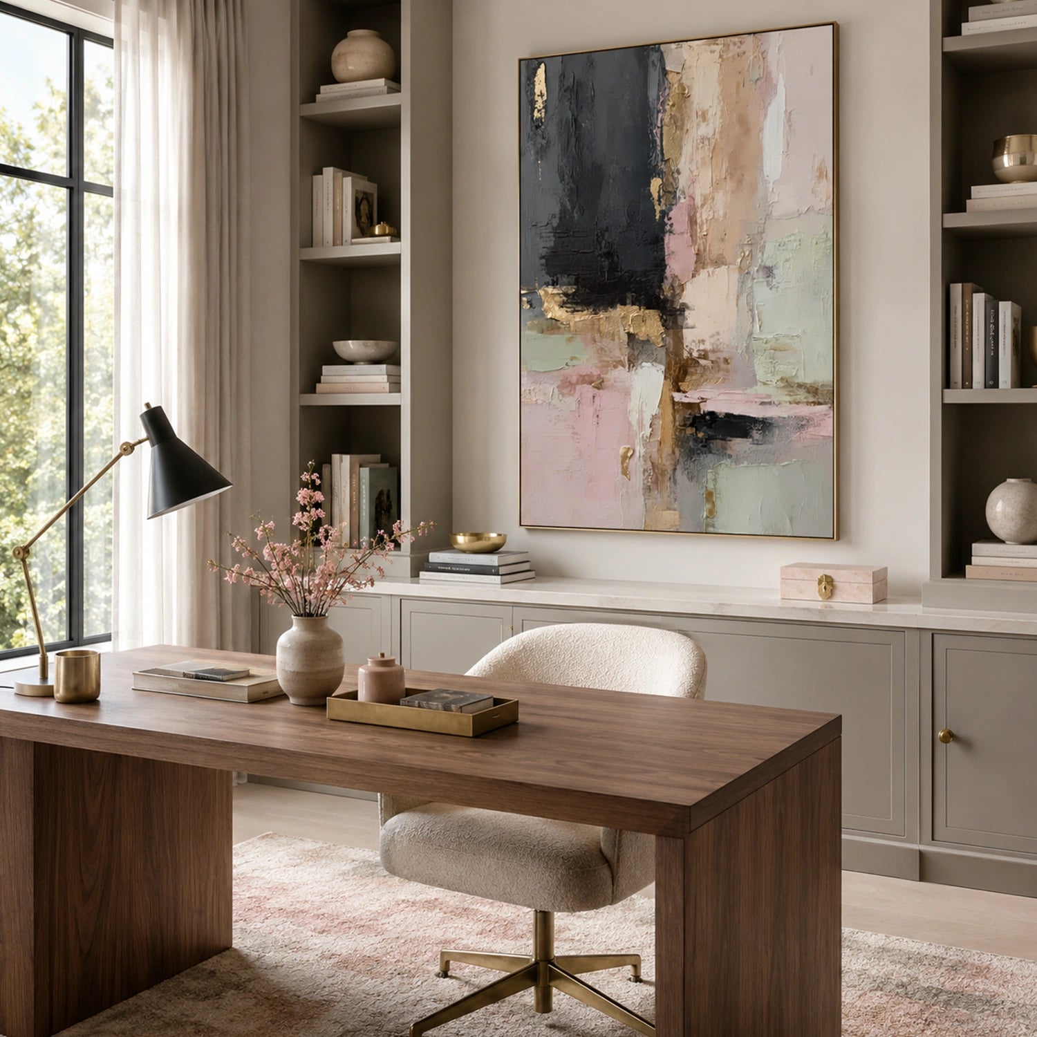 Abstract Textured Wall Art #AT168