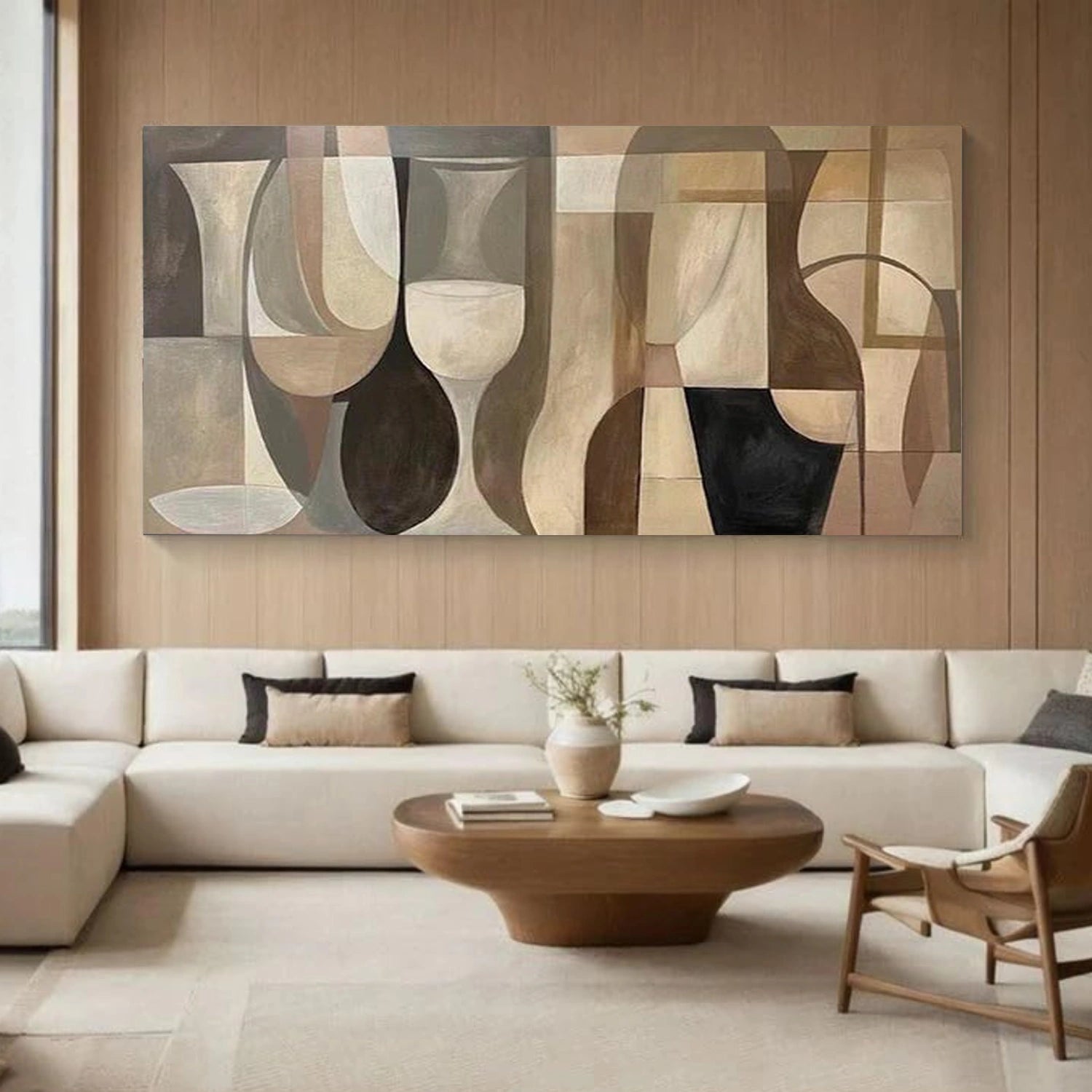 Abstract Canvas Wall Art #AP367