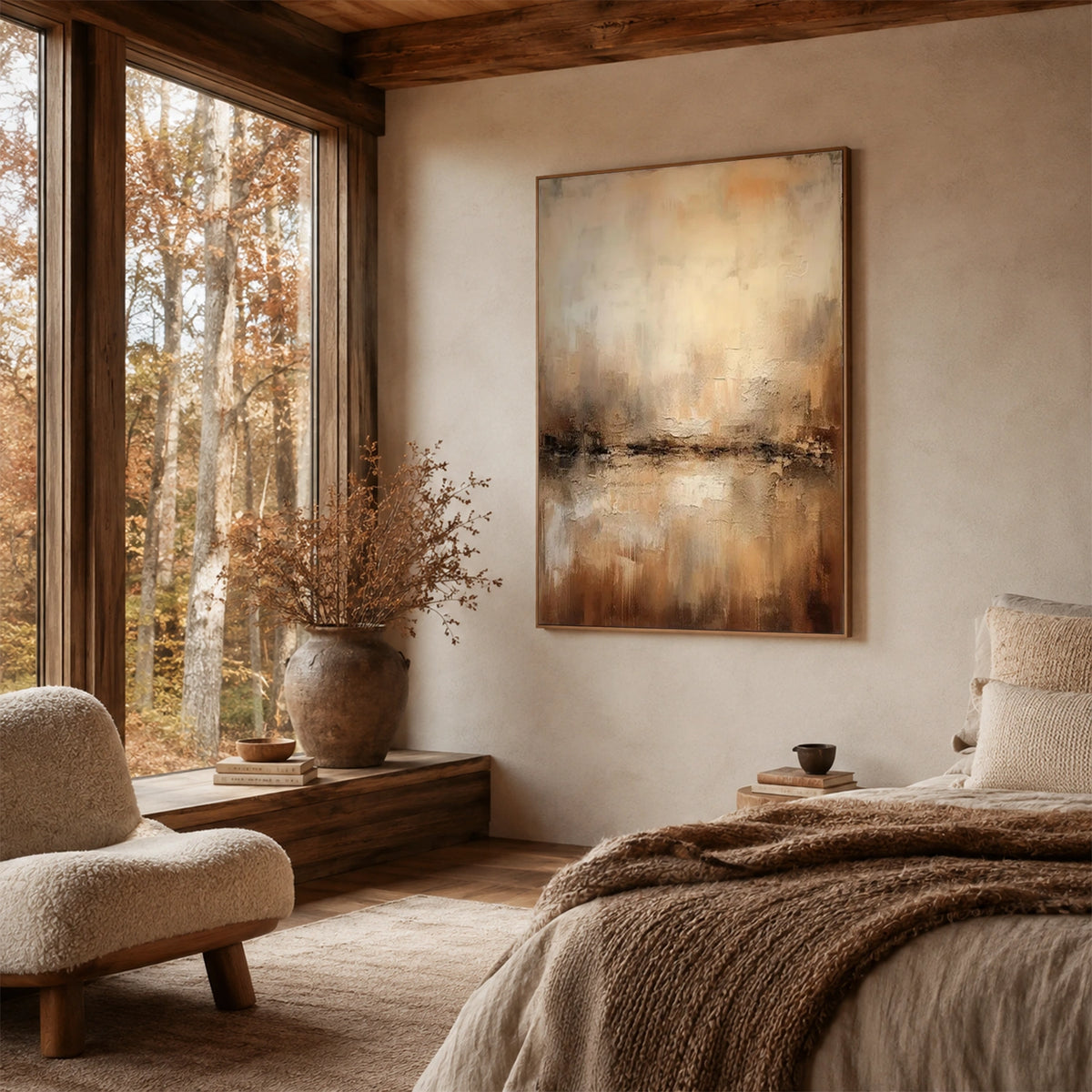 Abstract Canvas Wall Art #AP416