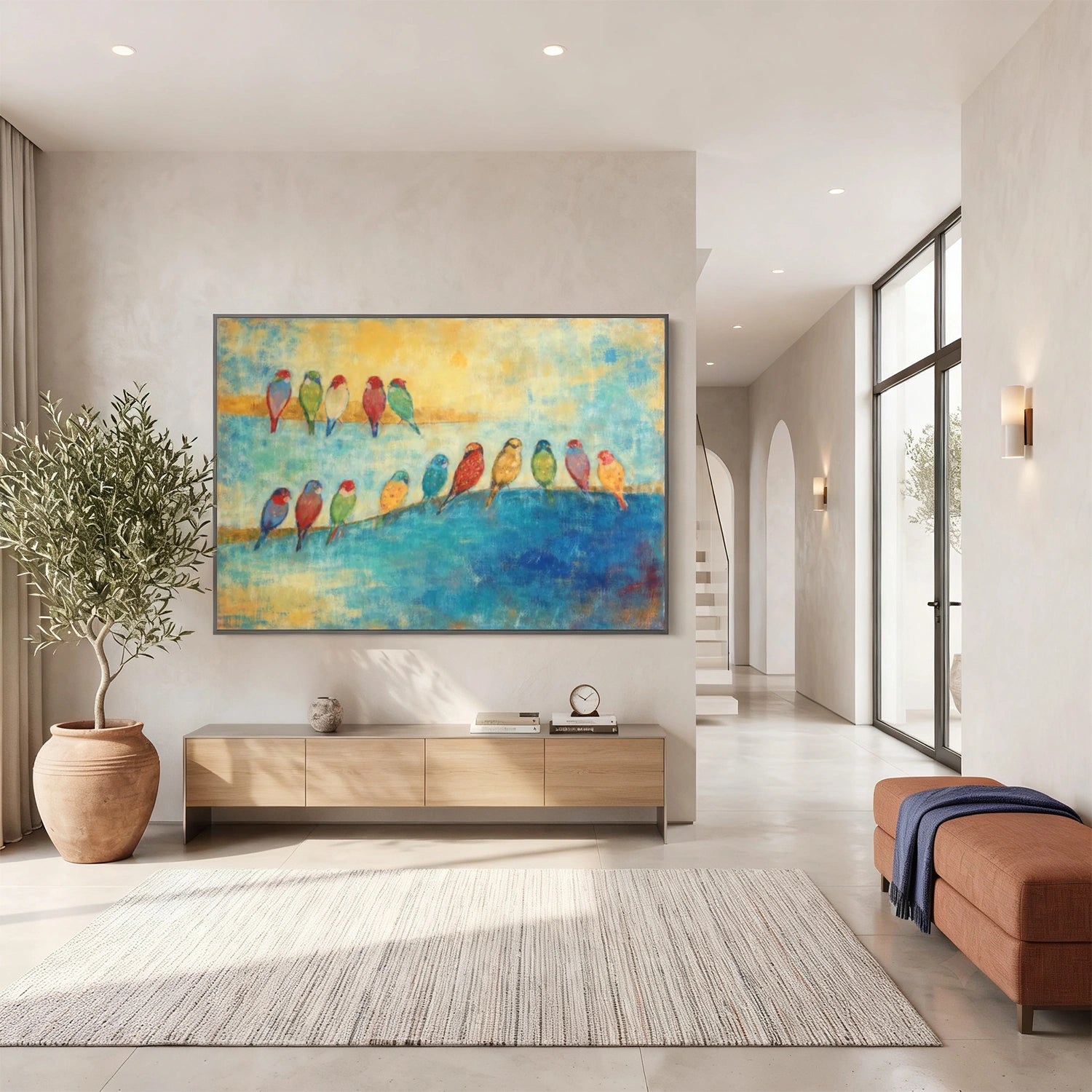 Abstract Animal Bird Wall Art #AC129
