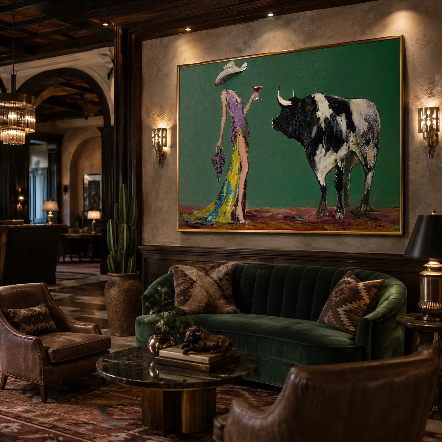 American Western Cowboy Art #VT237