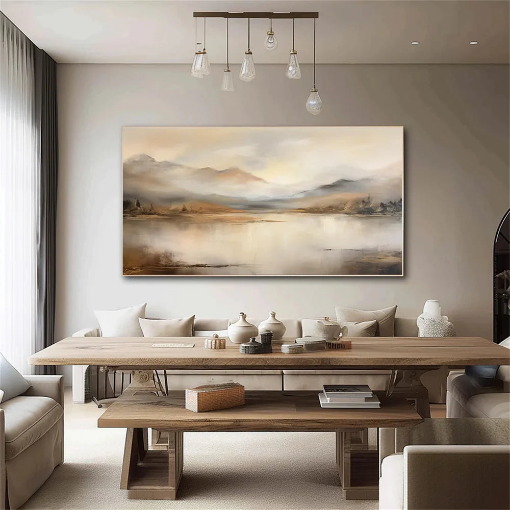 Abstract Mountain Canvas Art #MO029