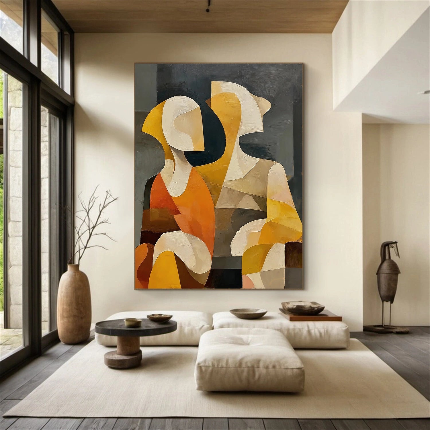 Abstract People Canvas Art #AE059