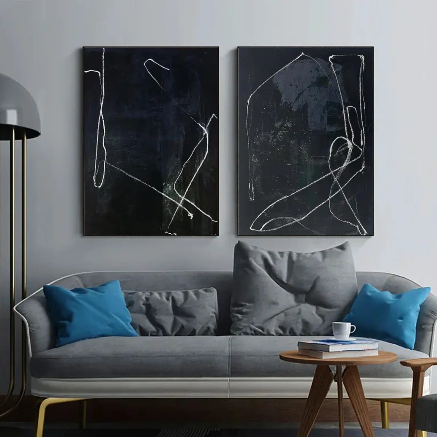 Wabi Sabi Canvas Art Set of 2 #WS088