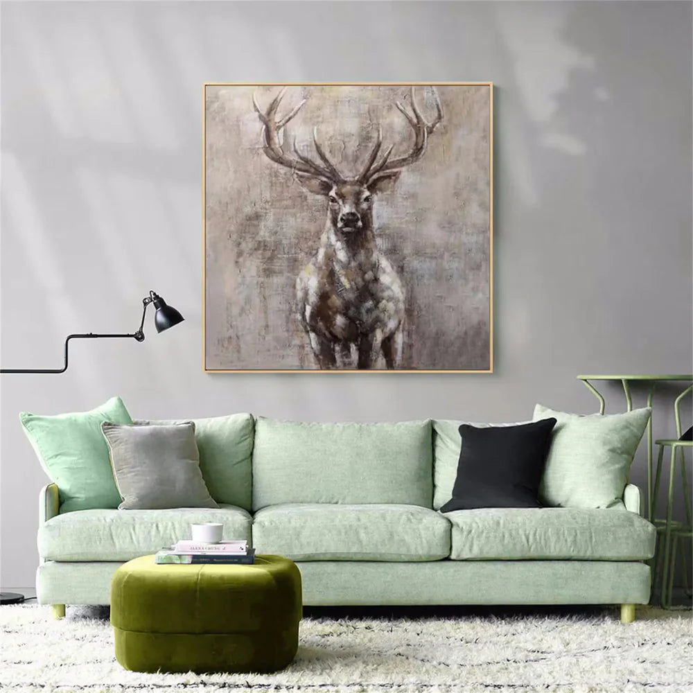 Animal Canvas Art Painting #AC019