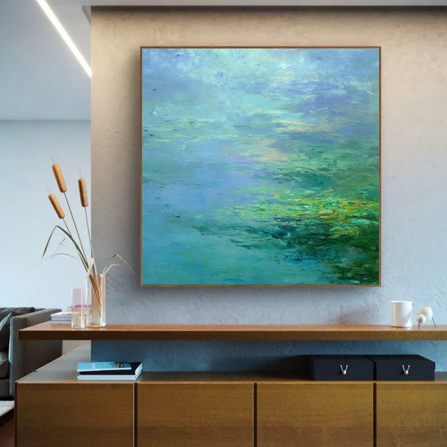Abstract Canvas Wall Art #AP369