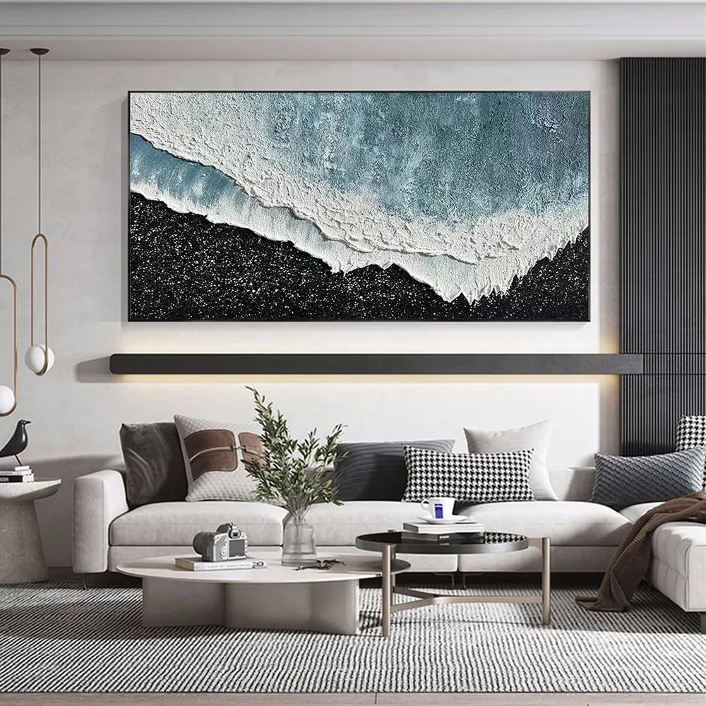 Ocean Textured Painting Canvas #OS012