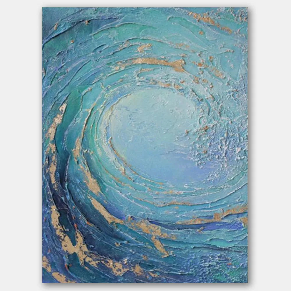 Ocean Textured Painting Canvas #OP010