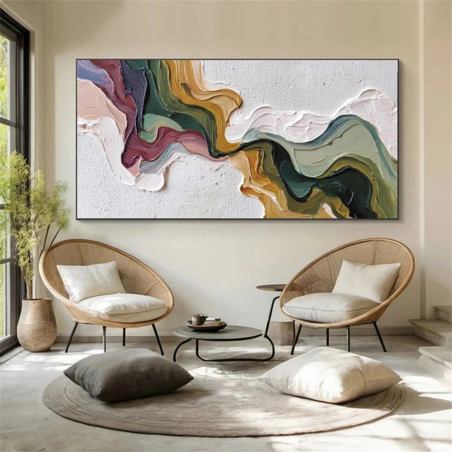 Abstract Textured Wall Art #AT138