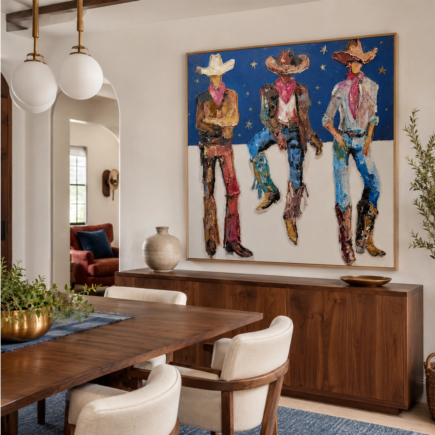 American Western Cowboy Art #VT245