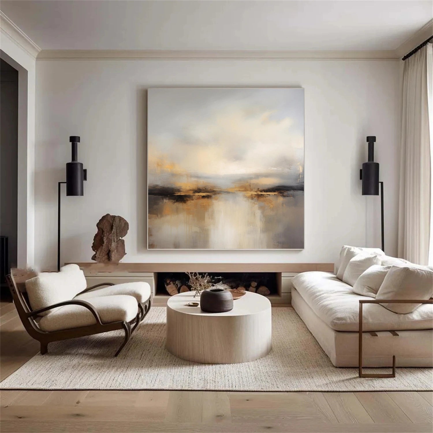 Abstract Canvas Wall Art #AP266