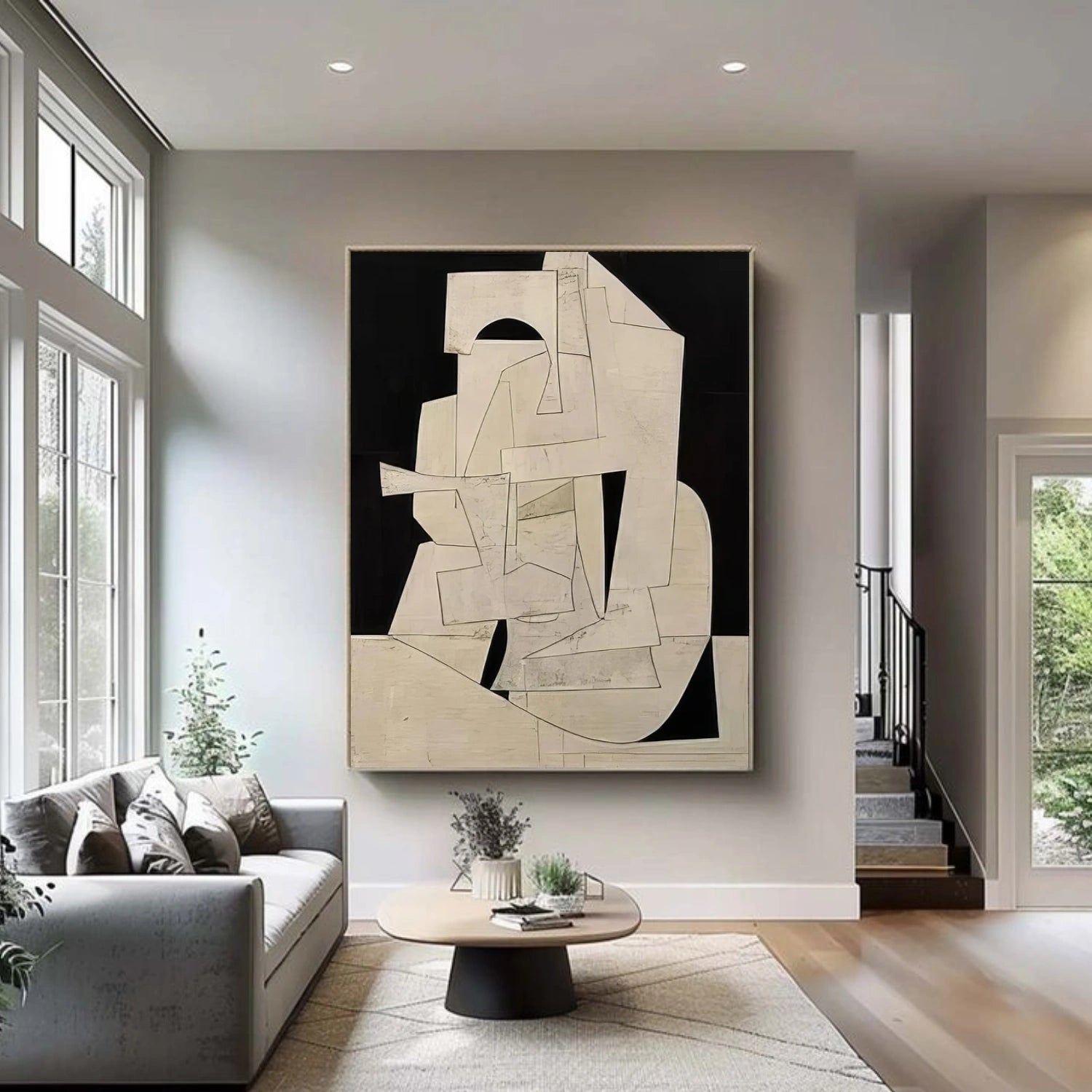 Abstract Canvas Wall Art #AP321