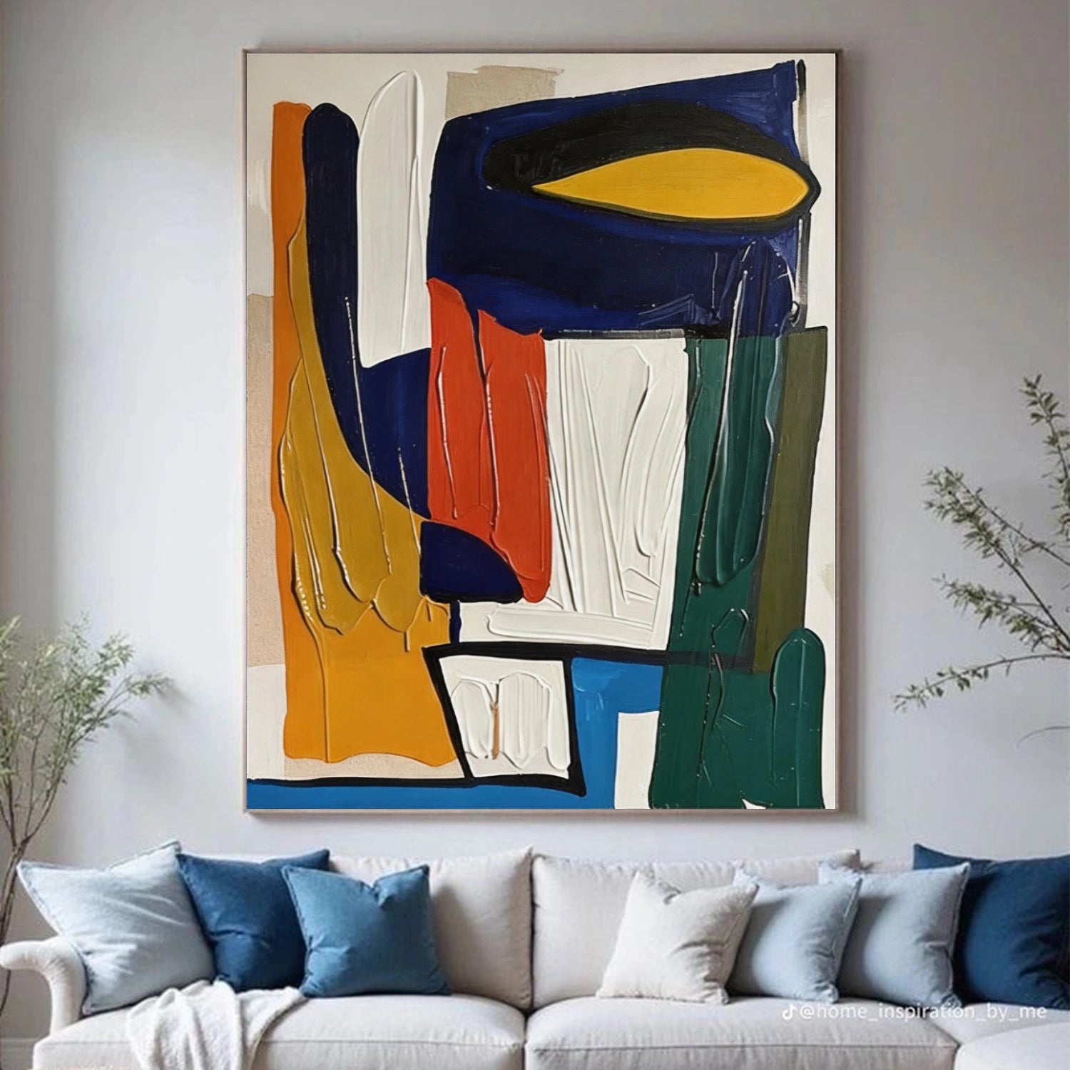 Abstract Textured Wall Art #AT159