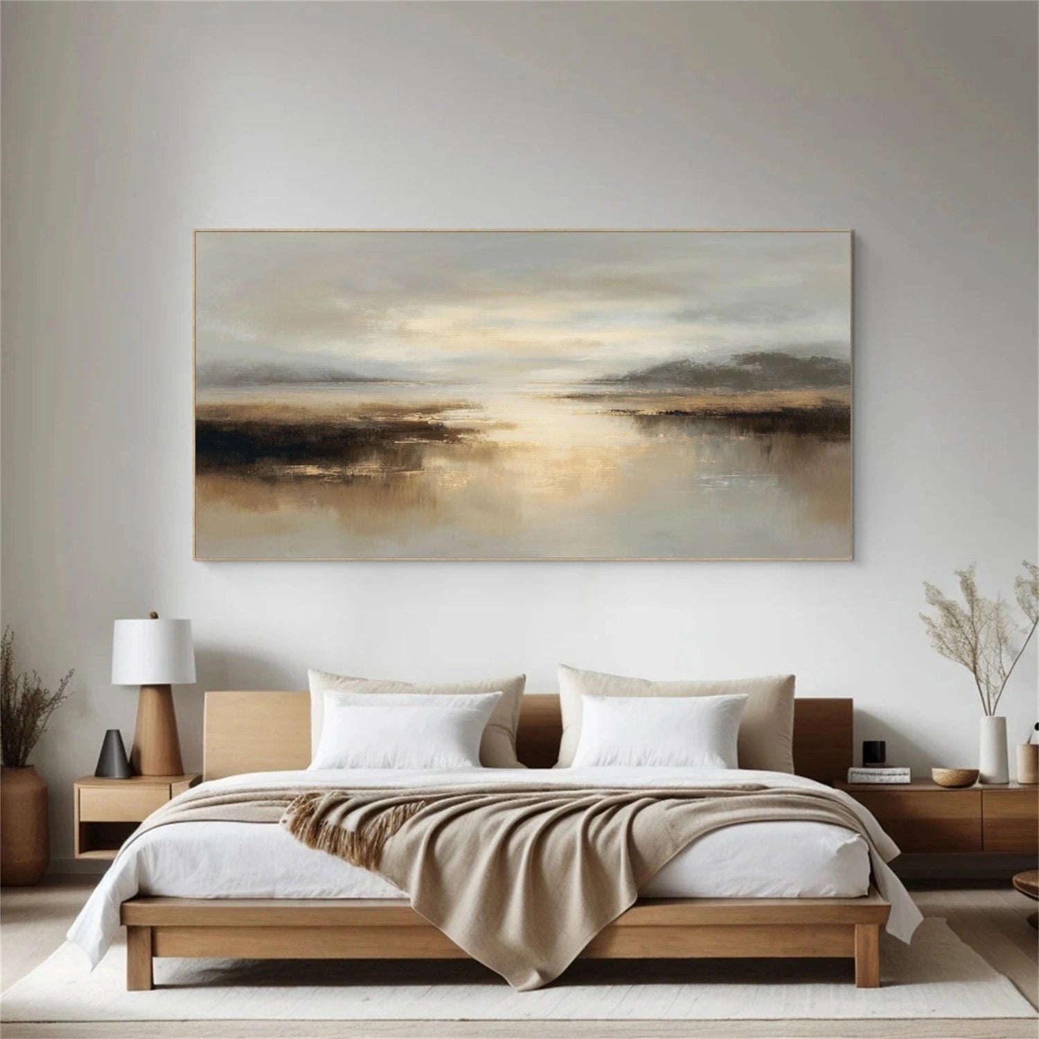 Ocean And Sky Abstract Wall Art #OS093
