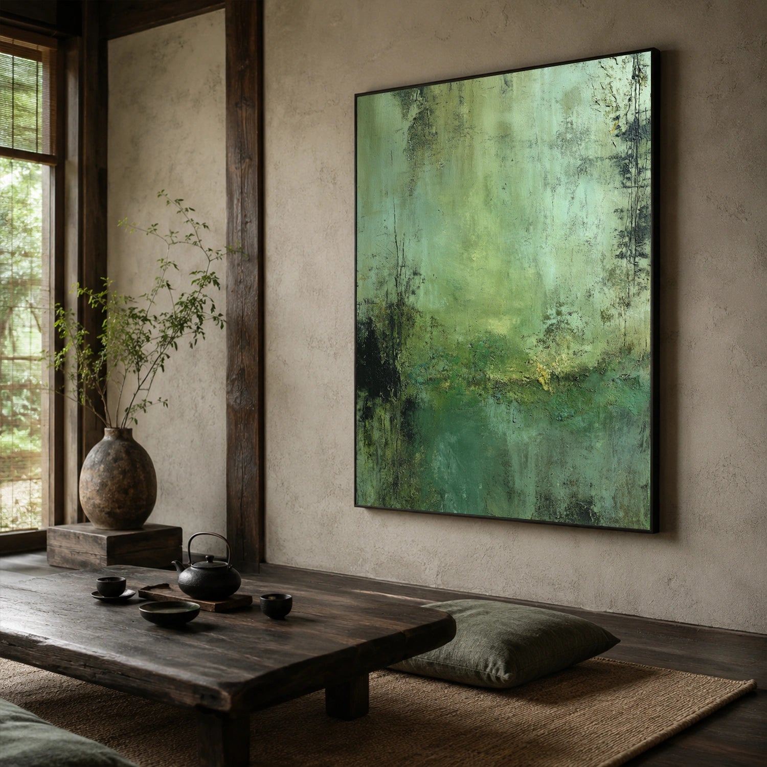 Wabi Sabi Textured Canvas Art #WS147