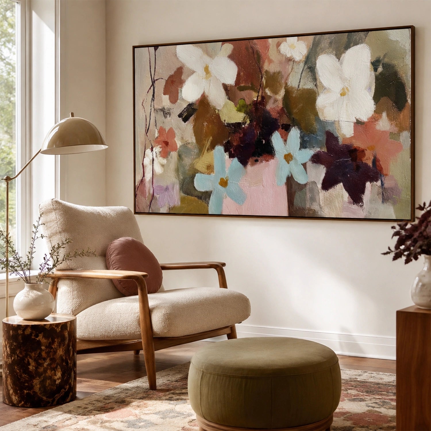 Flower Abstract Wall Art #FP205