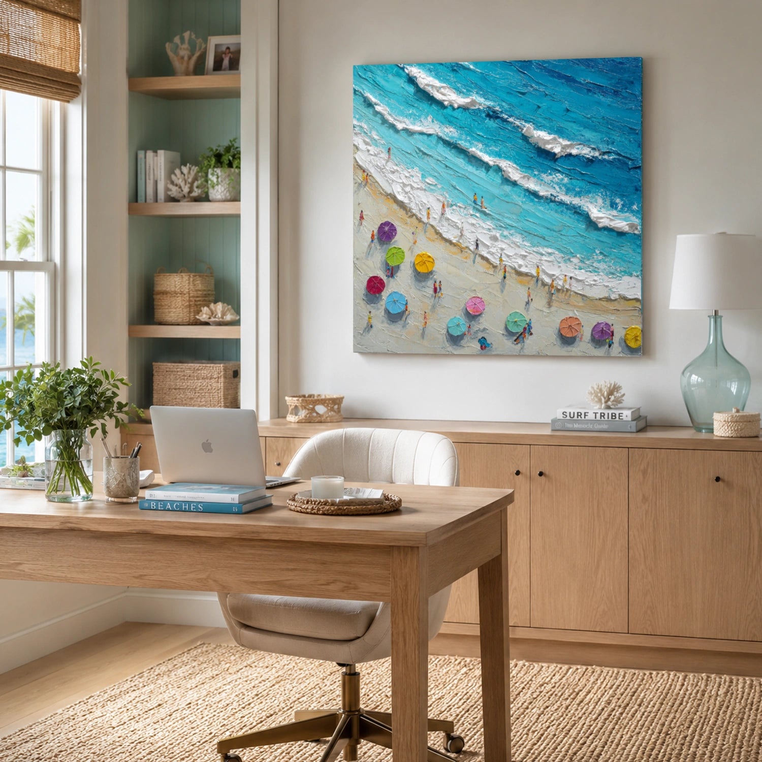 Ocean Abstract Textured Wall Art #OP074