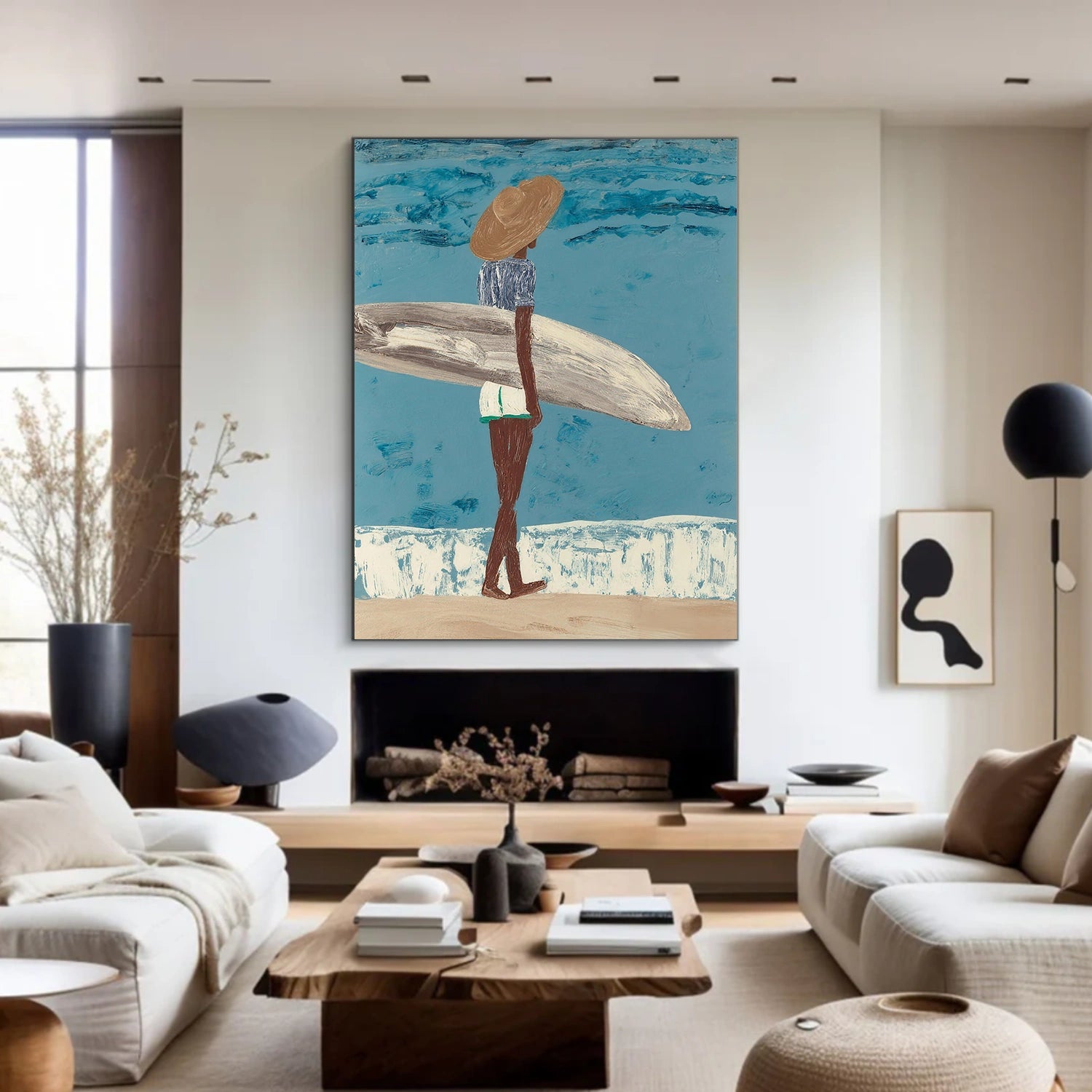 Abstract Portrait Canvas Art #AE098