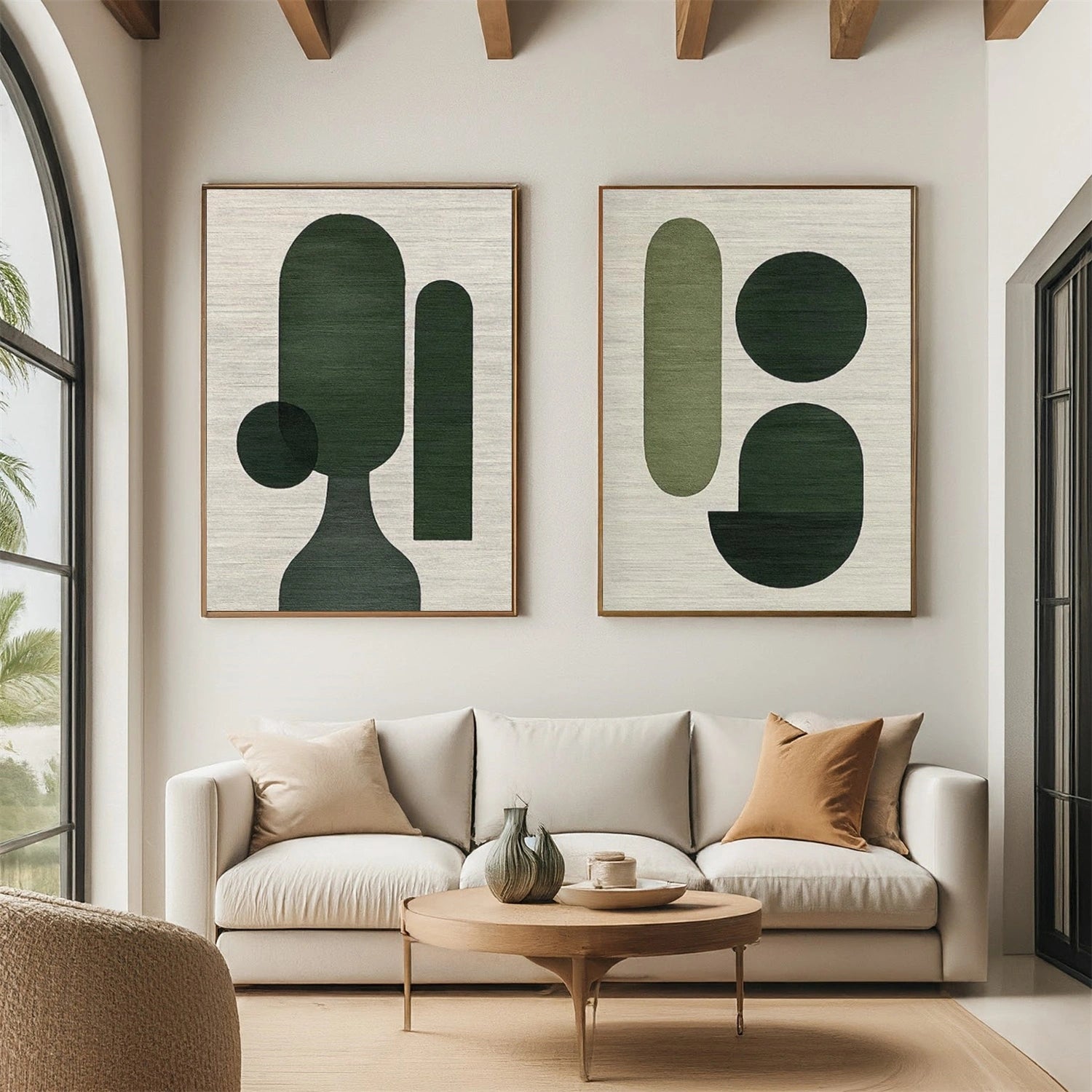 Wabi Sabi Canvas Art Set of 2 #WS114
