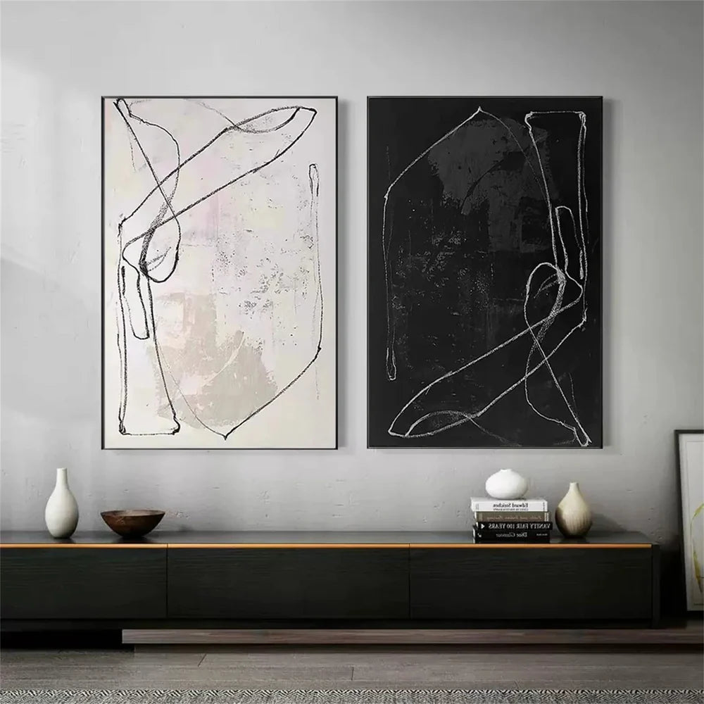 Wabi Sabi Canvas Art Set of 2 #WS039