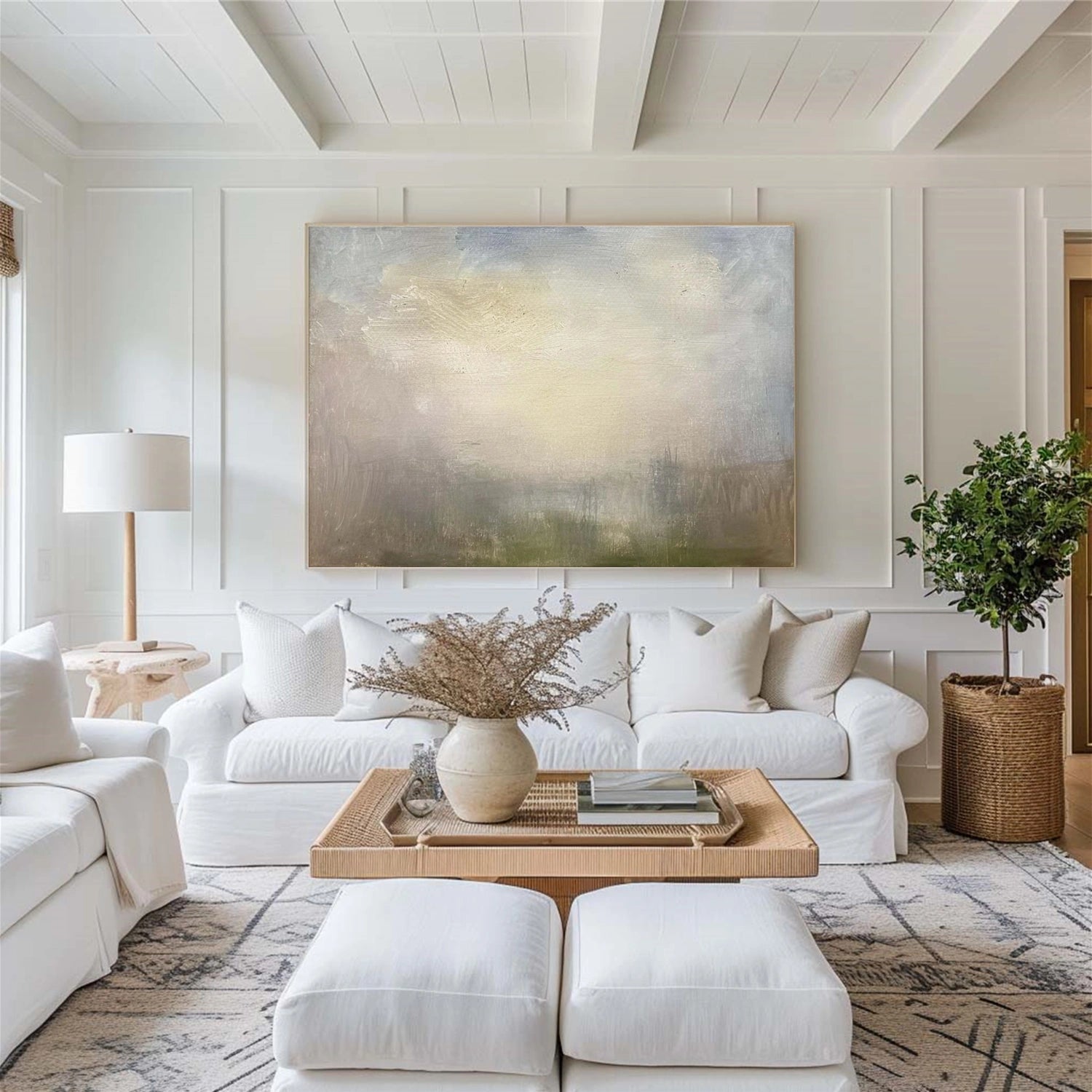 Abstract Canvas Wall Art #AP374