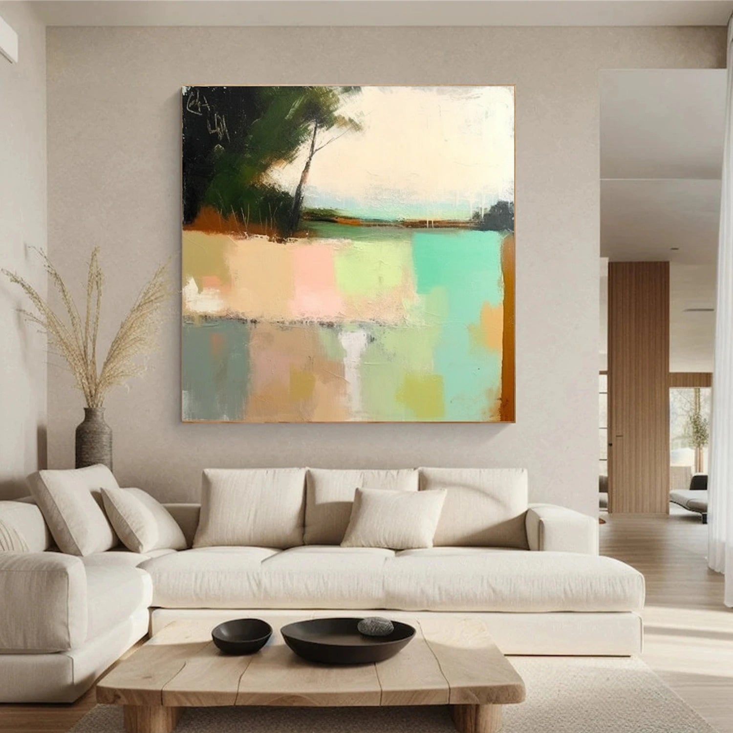 Colorful Abstract Canvas Wall Art #AP221