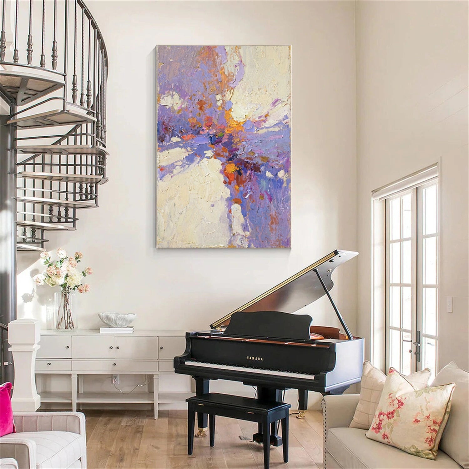 Colorful Abstract Canvas Wall Art #AP272