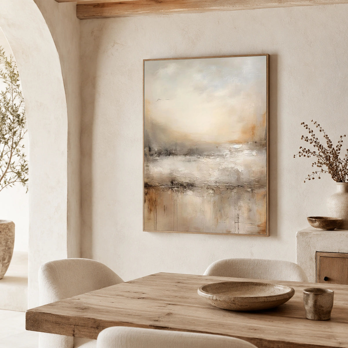 Abstract Canvas Wall Art #AP411