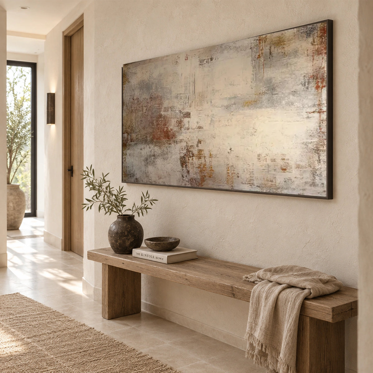 Abstract Canvas Wall Art #AP414