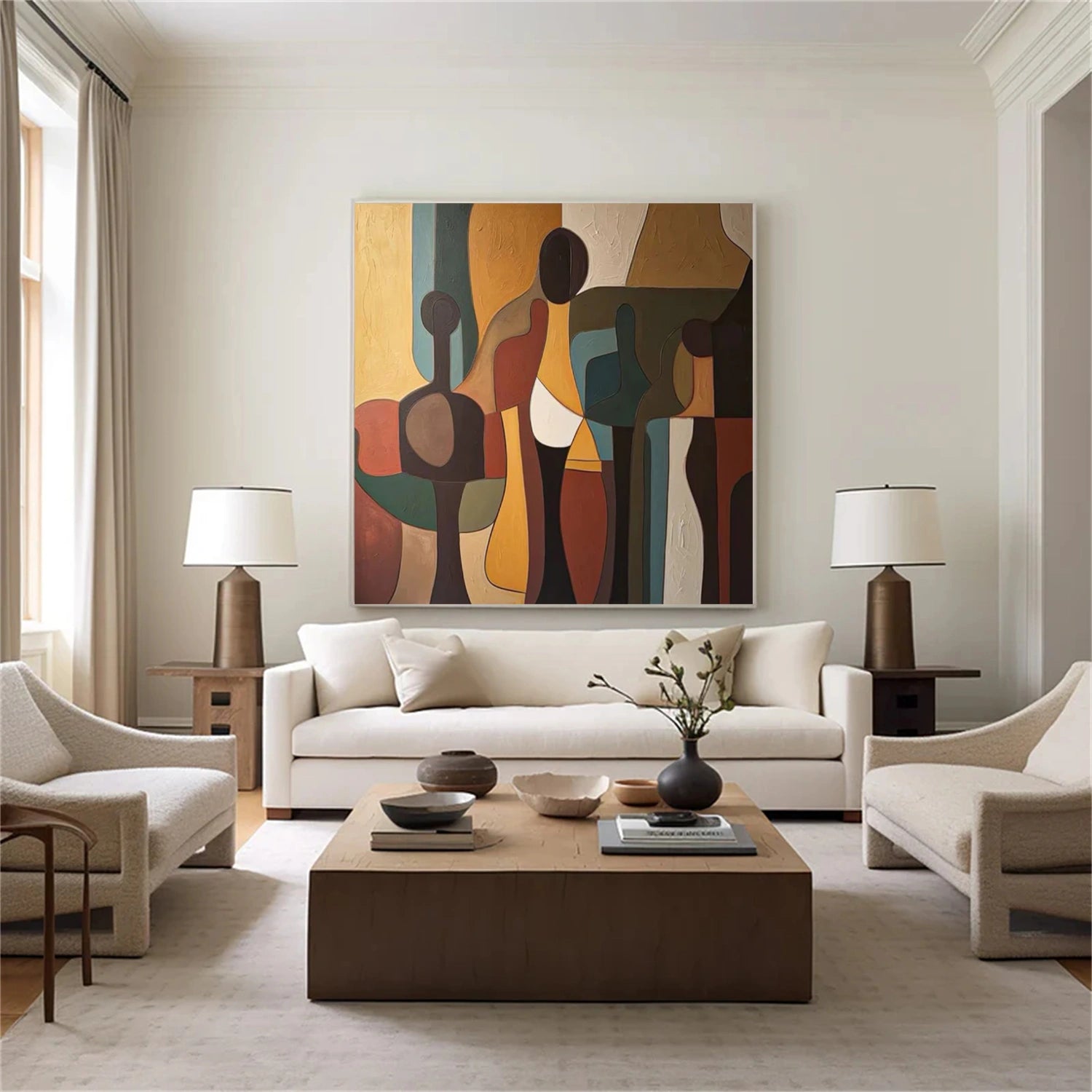 Abstract Canvas Wall Art #AP291