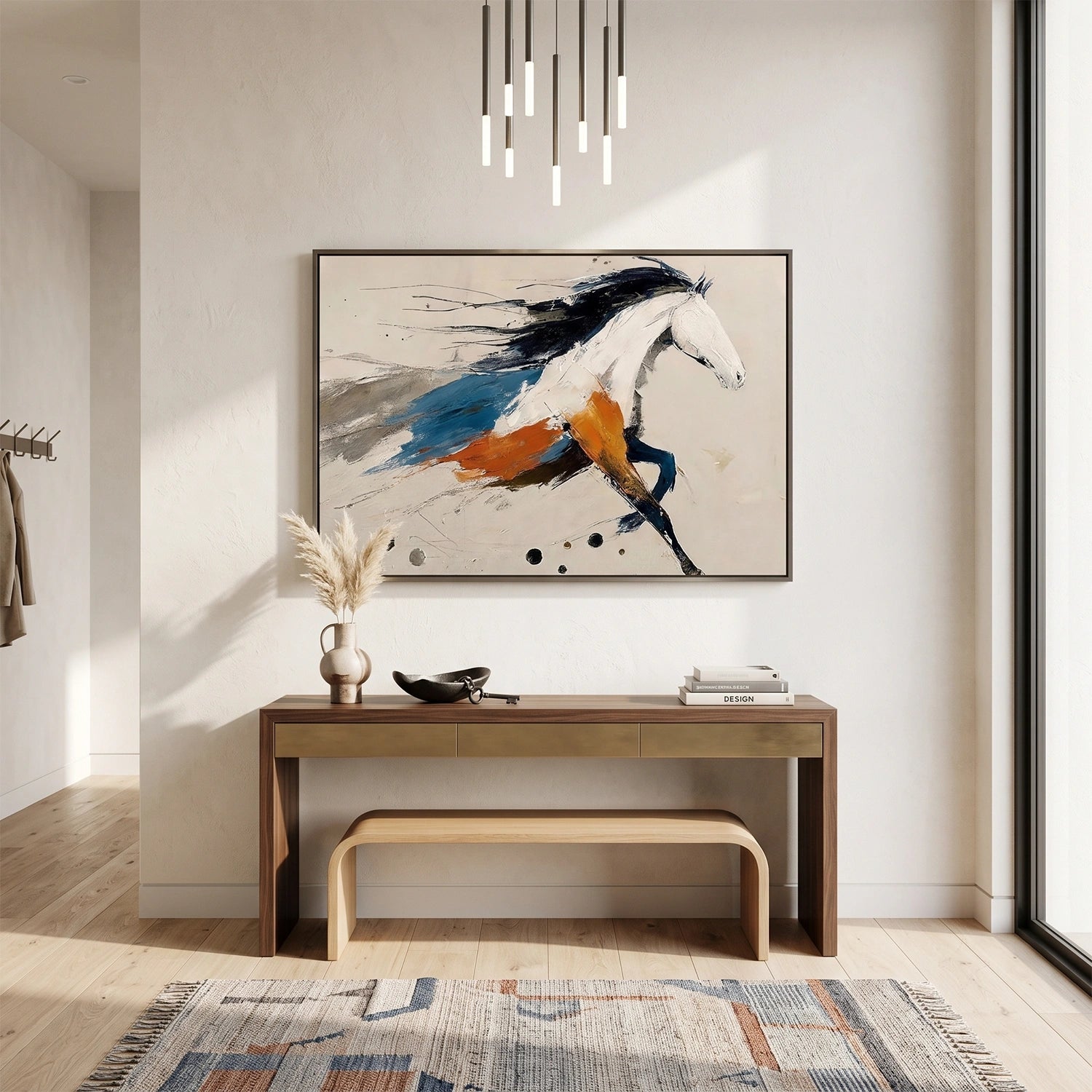 Abstract Animal Horse Wall Art #AC134