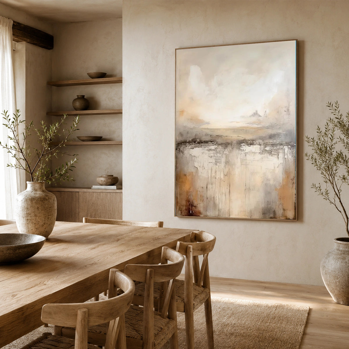 Abstract Canvas Wall Art #AP413