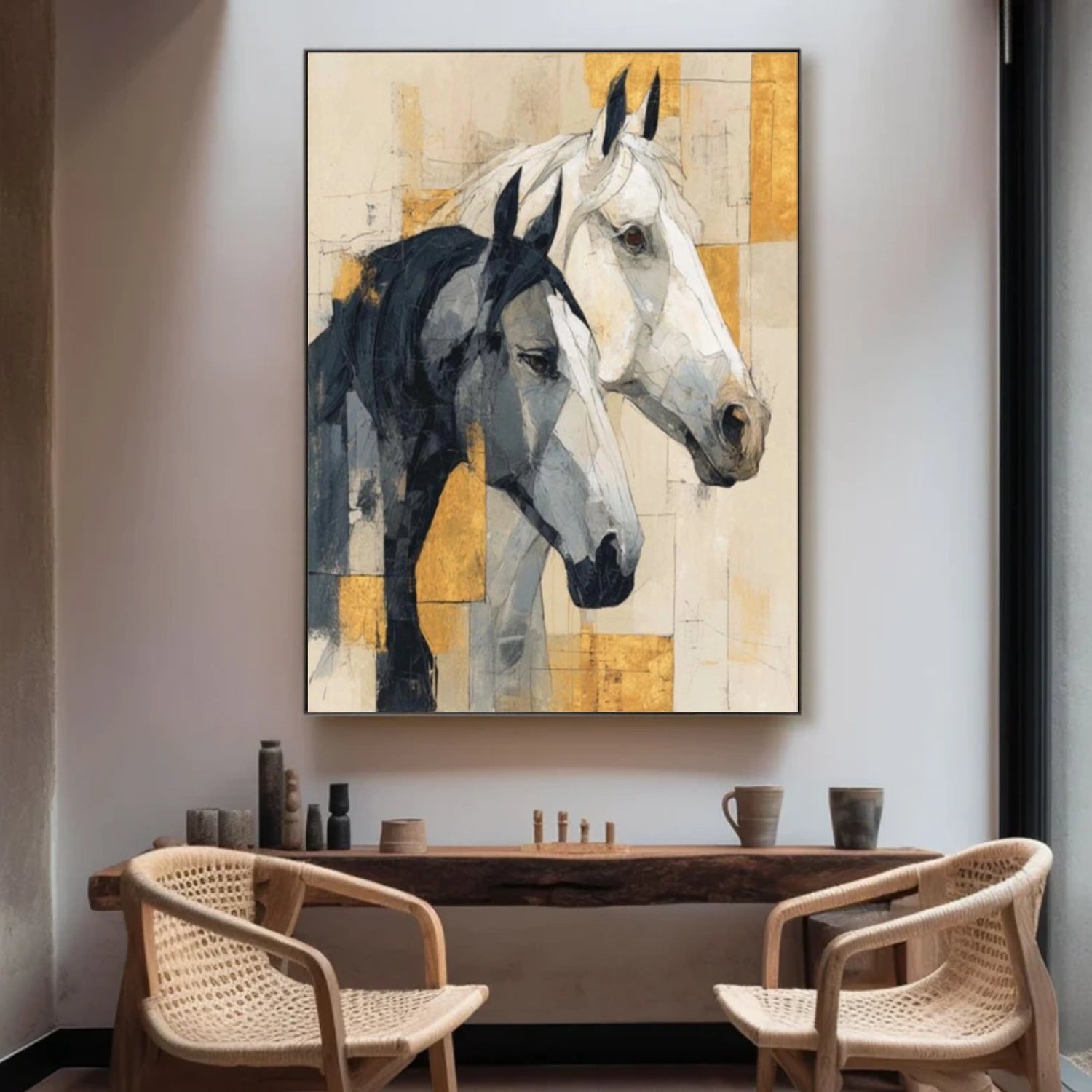 Abstract Animal Horse Wall Art #AC061