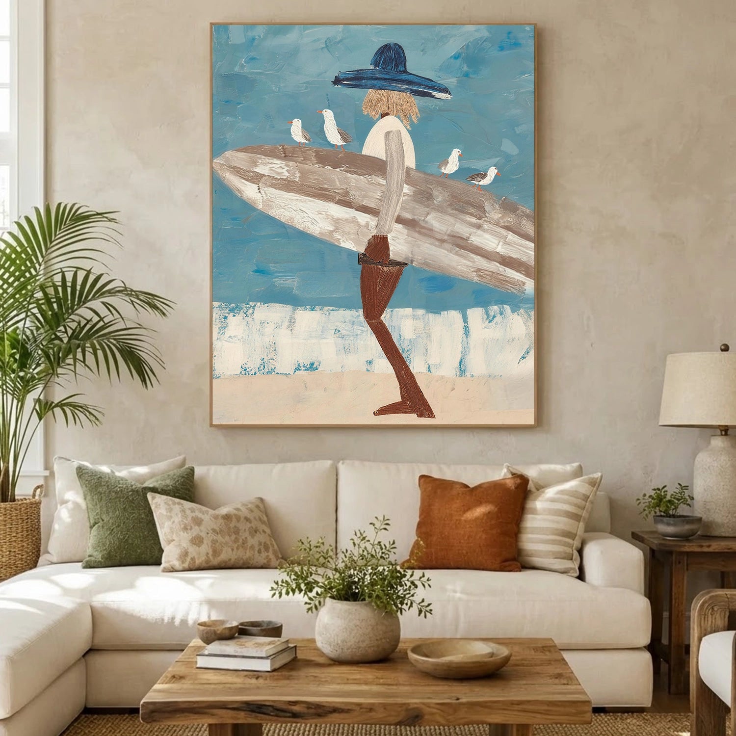 Abstract Portrait Canvas Art #AE140