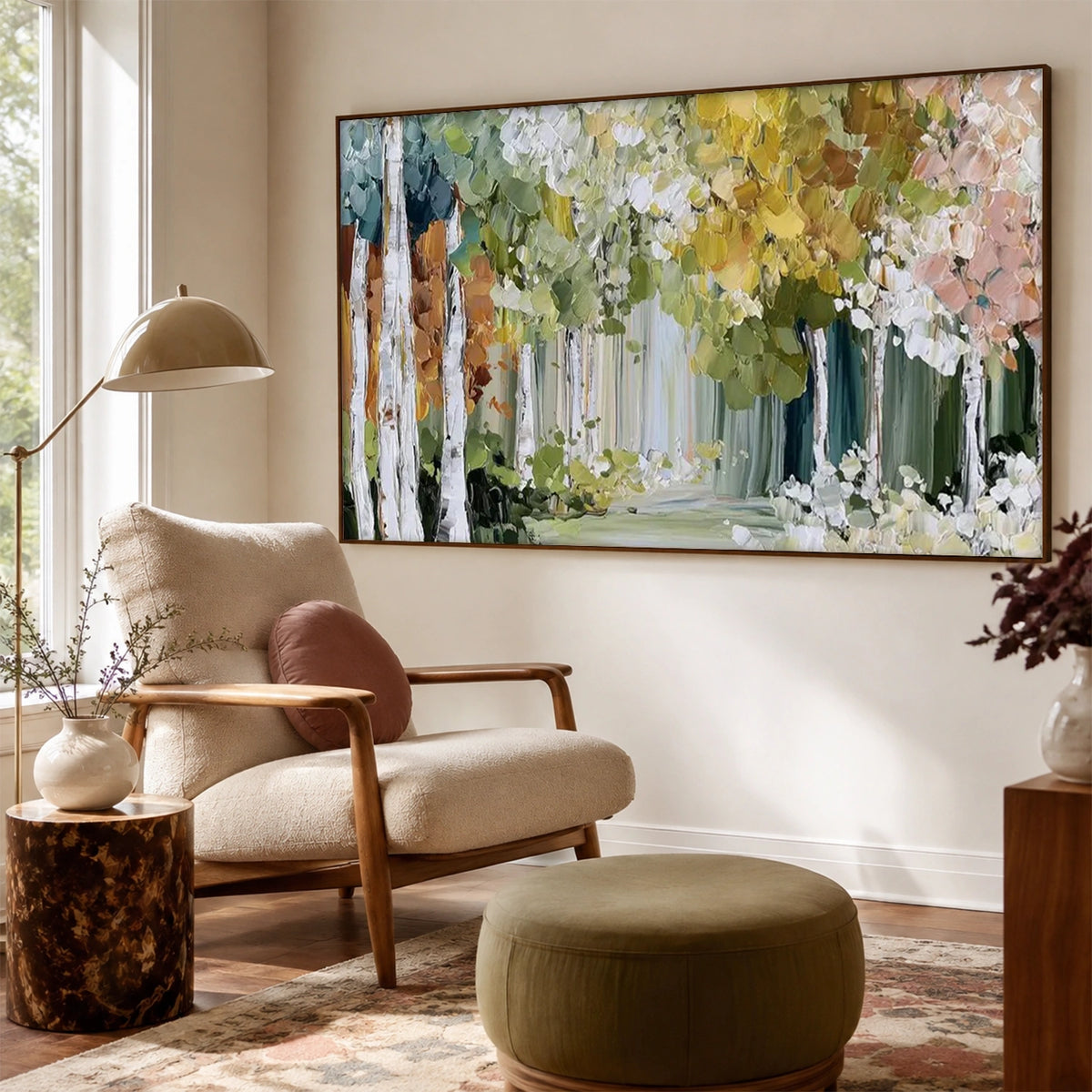 Tree Abstract Textured Wall Art #TP123