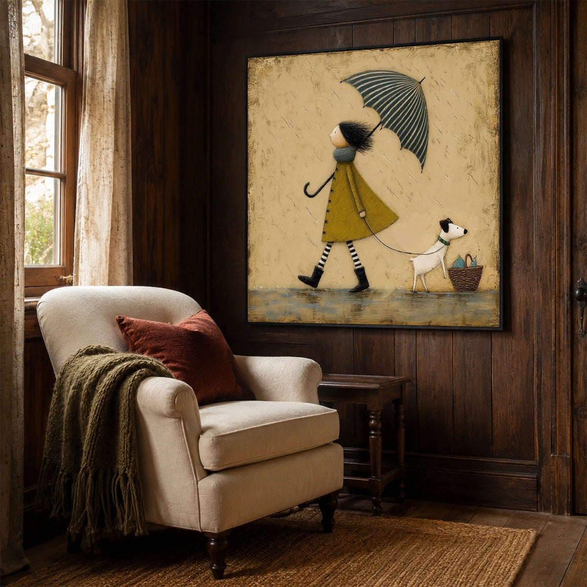 Abstract Portrait Canvas Art #AE166