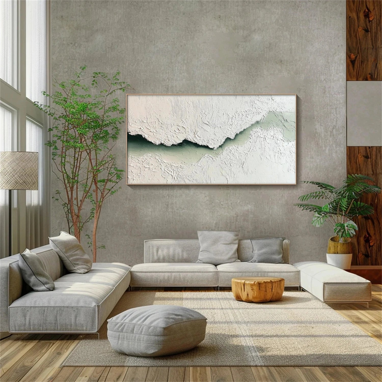 Ocean Abstract Textured Wall Art #OP052