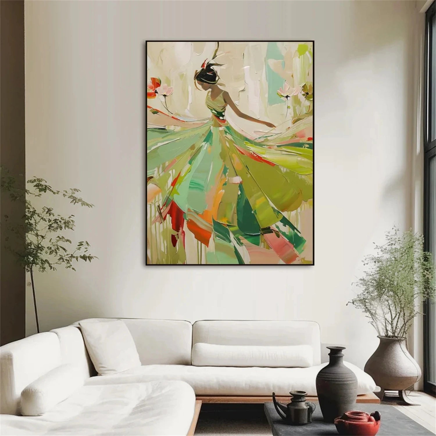 Abstract People Canvas Art #AE057