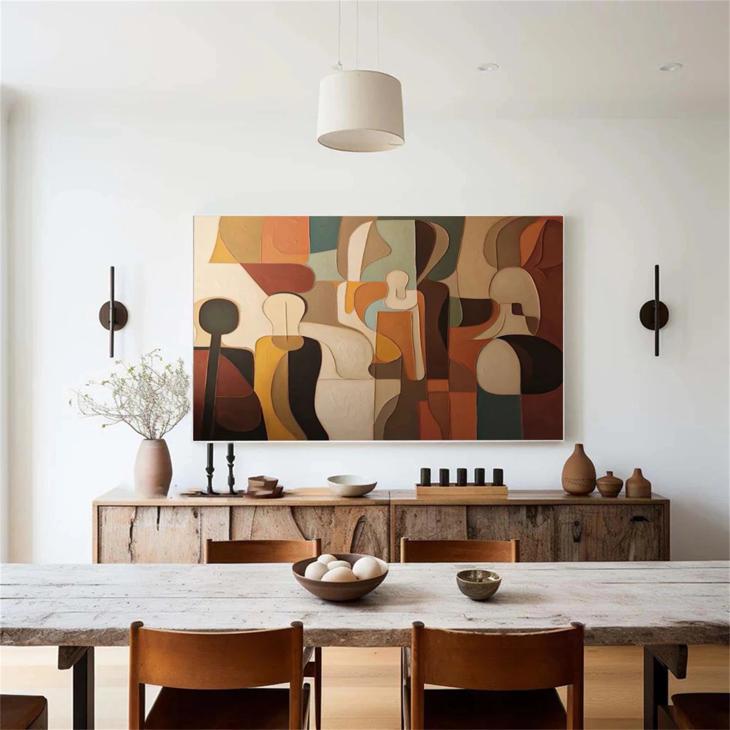 Abstract Canvas Wall Art #AP292