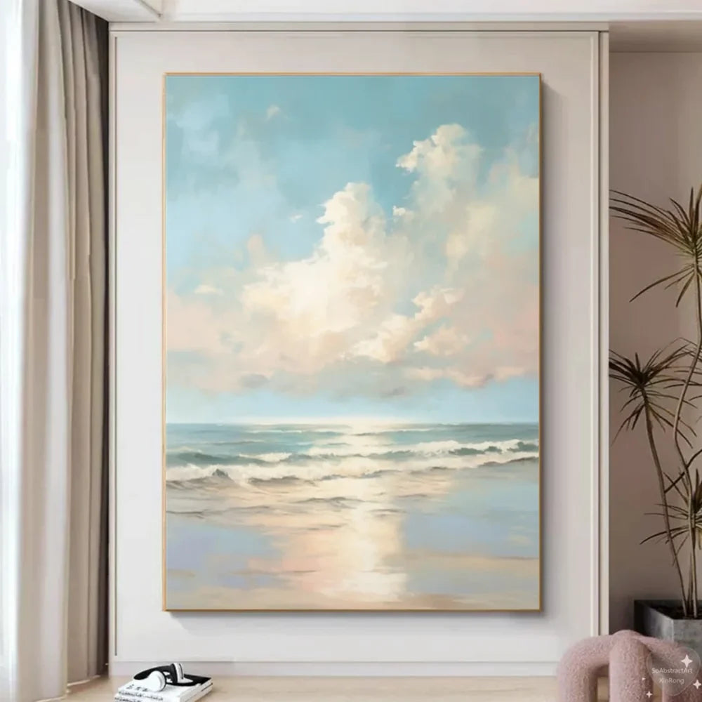 Ocean And Sky Painting Canvas #OS052