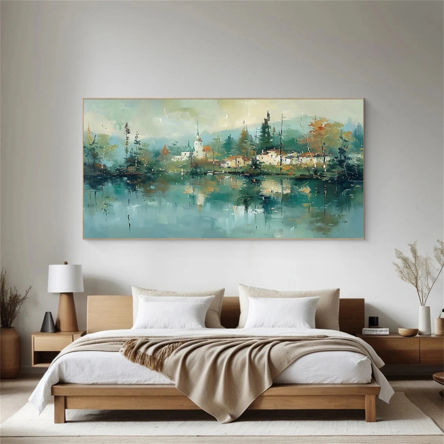 Ocean And Sky Abstract Wall Art #OS103