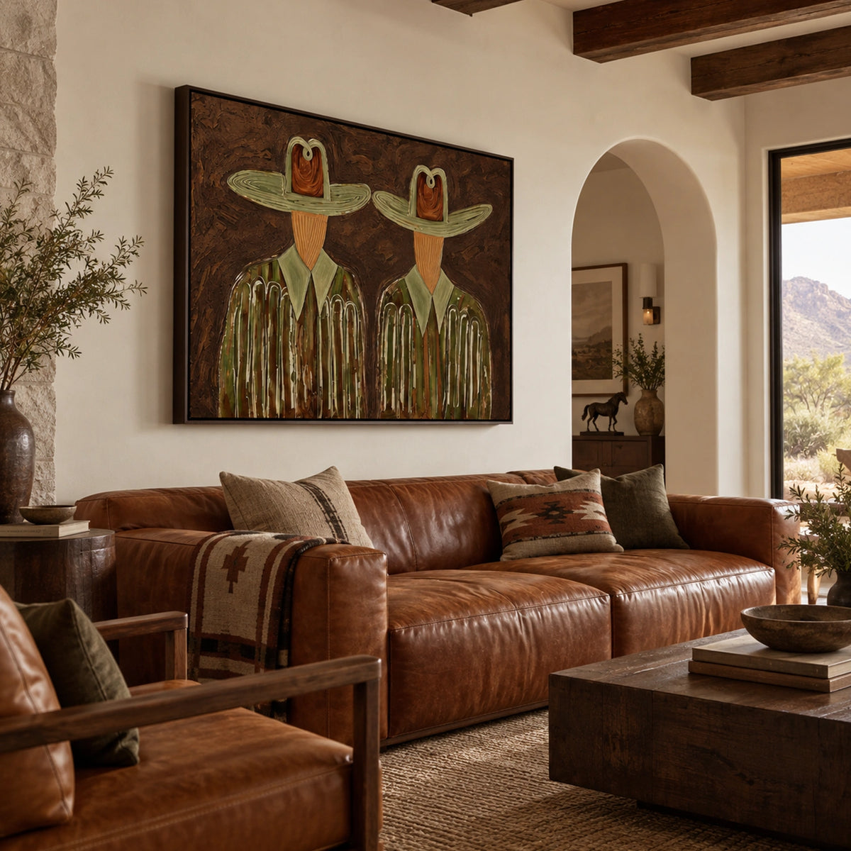American Western Cowboy Art #VT260