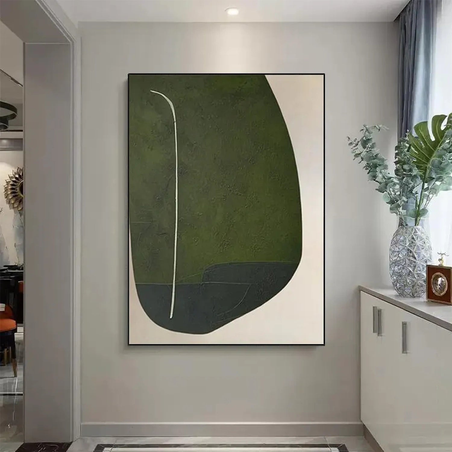 Abstract Canvas Wall Art #AP258