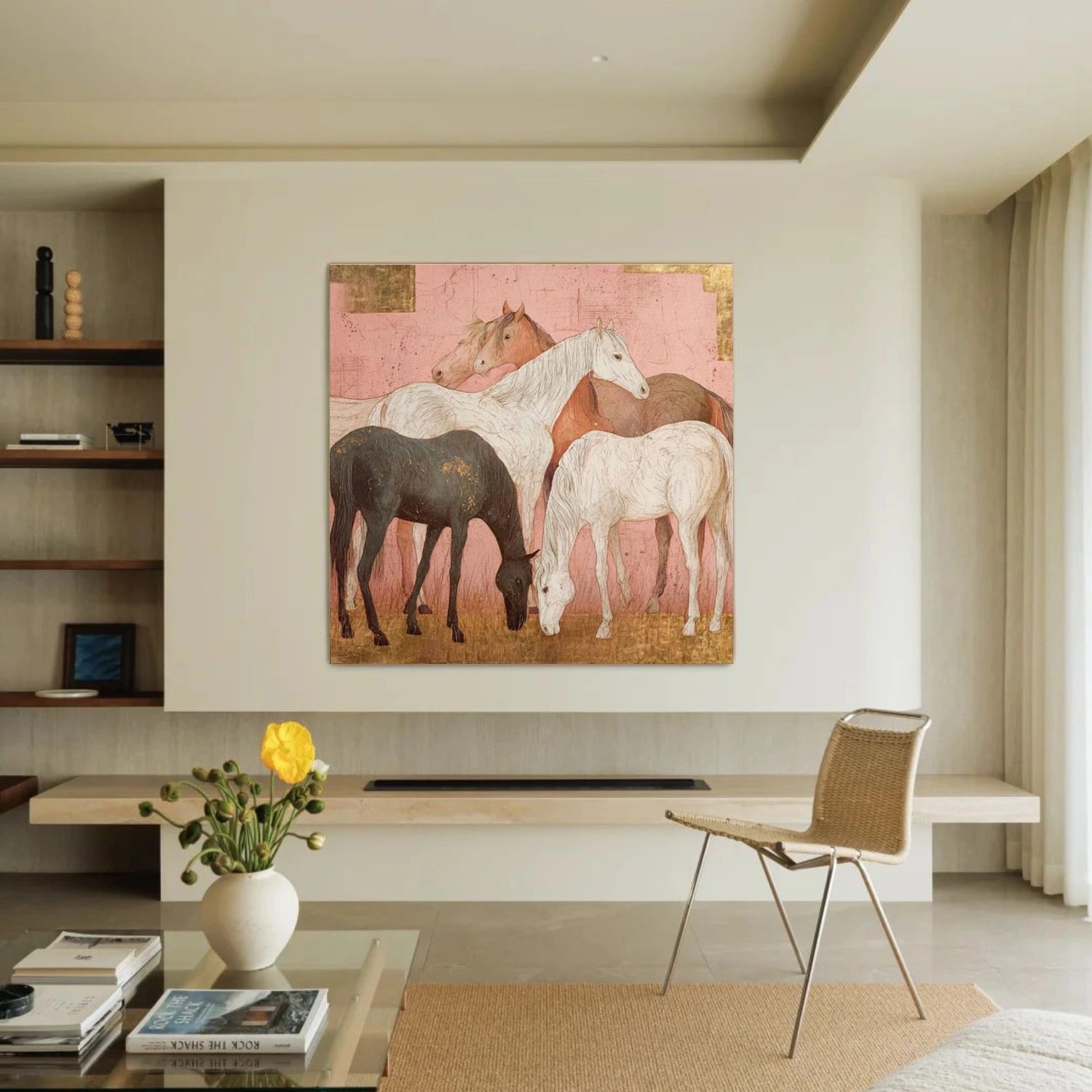Abstract Animal Horse Wall Art #AC090