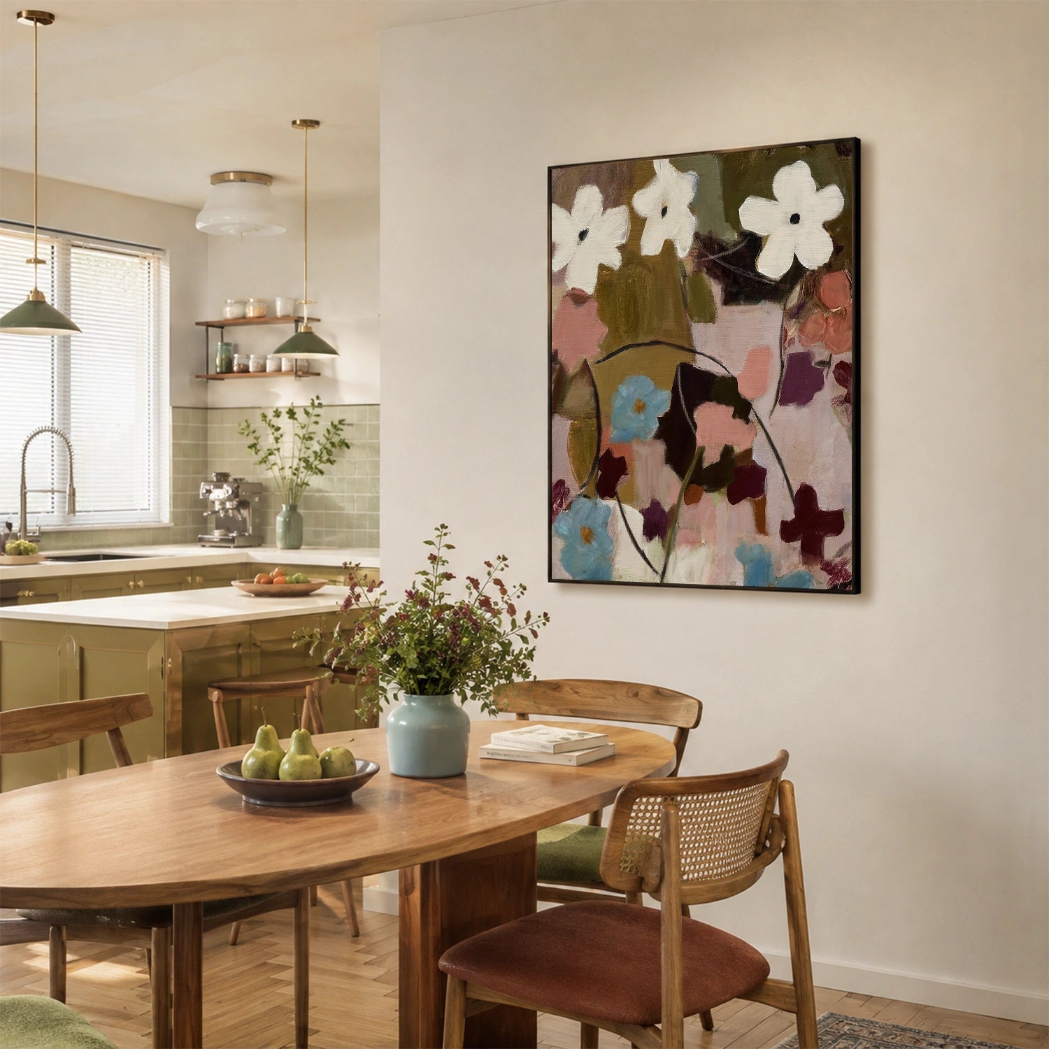 Flower Abstract Wall Art #FP201