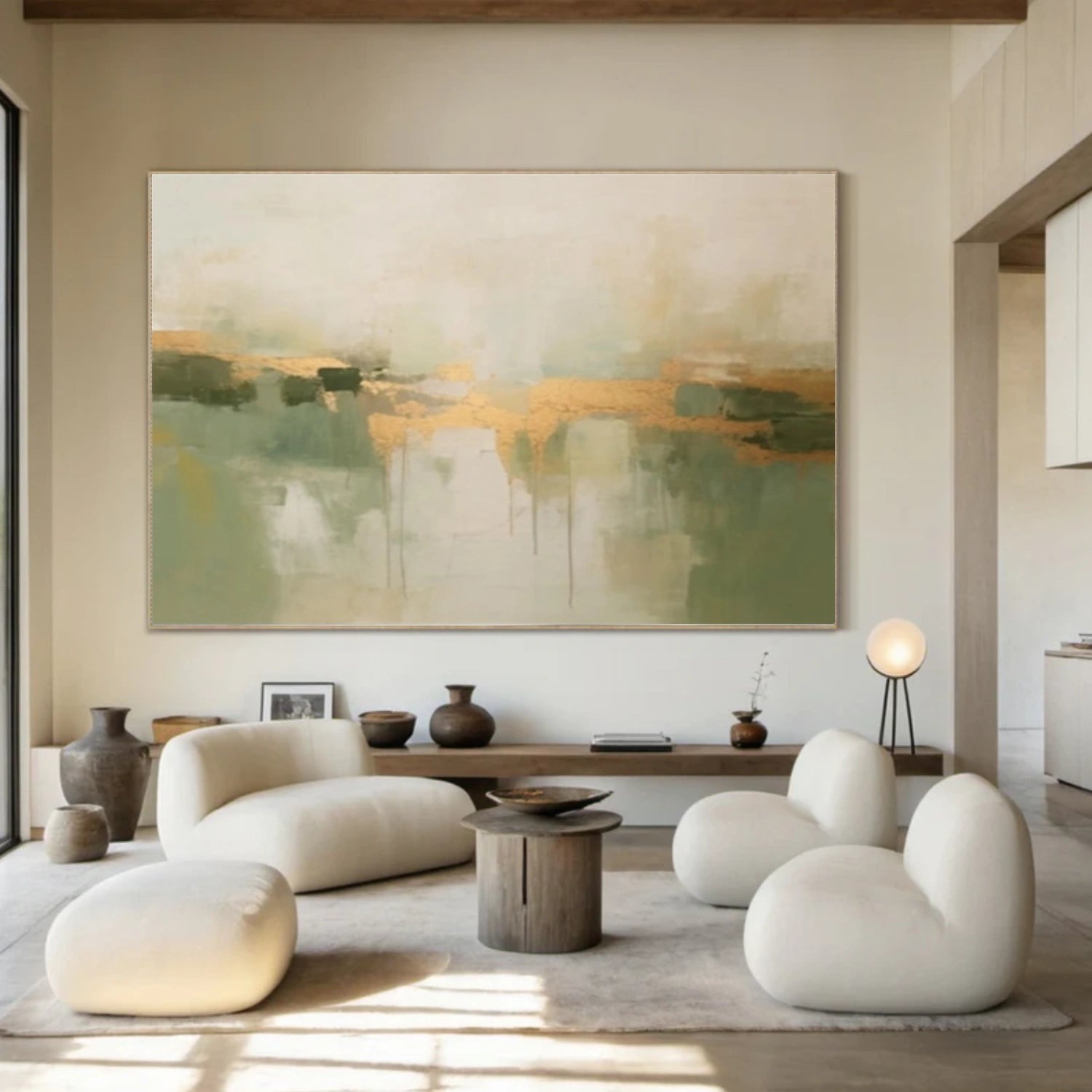 Abstract Canvas Wall Art #AP357