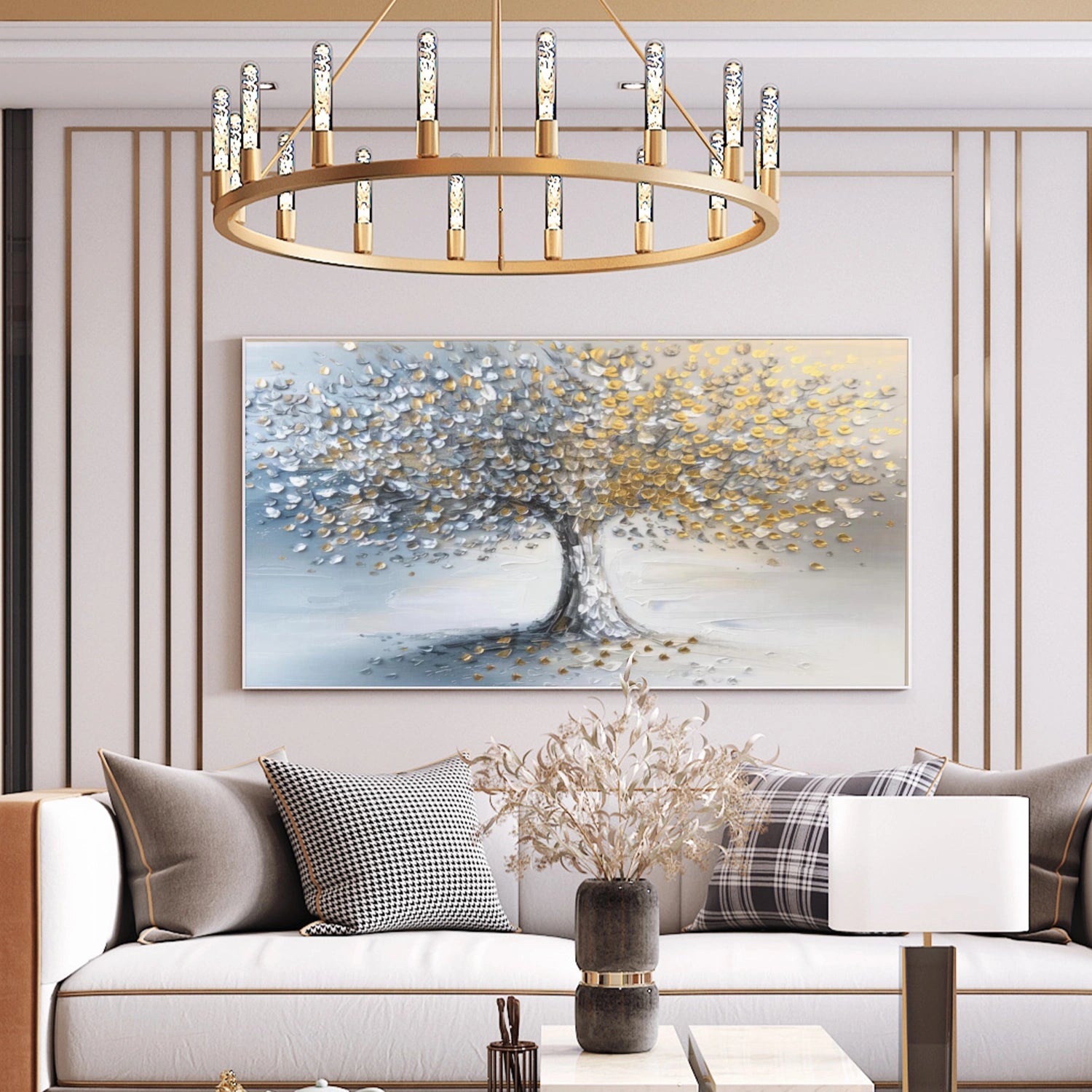 Tree Abstract Textured Wall Art #TP057