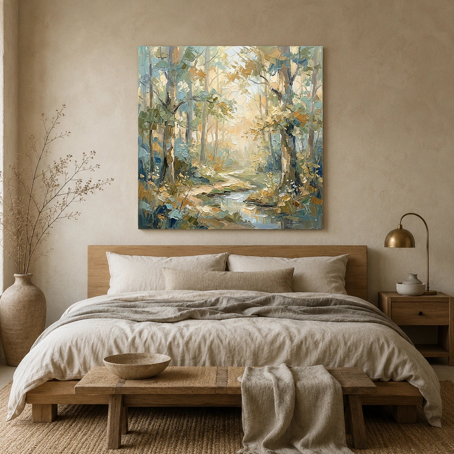 Tree Abstract Textured Wall Art #TP113