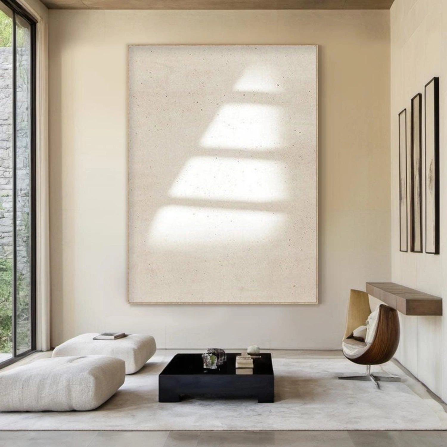 Beige Minimalist Canvas Art #MT202